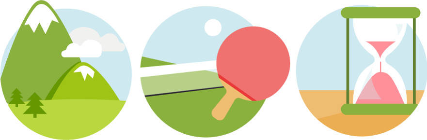 Das lineare, das Ping-Pong- und das Sanduhr-Prinzip