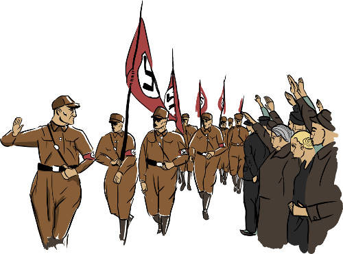Naziaufmarsch