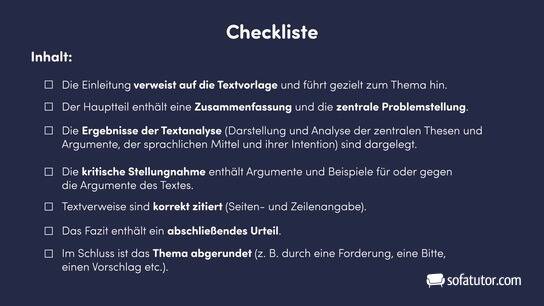 Wie Schreibt Man Eine Textgebundene Erörterung Textgebundene Erörterung: Beispiele + Aufbau (Deutsch Klasse 9+10)
