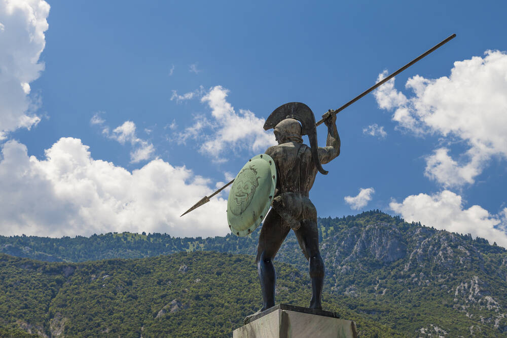Statue des Leonidas