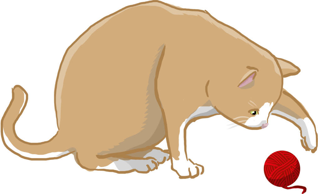 spielende Katze