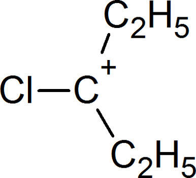 Reaktionsmechanismen der Kohlenwasserstoffe: tertiäres Carbokation