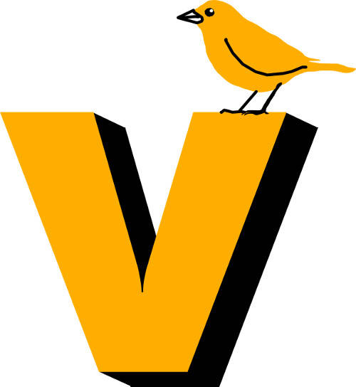 v