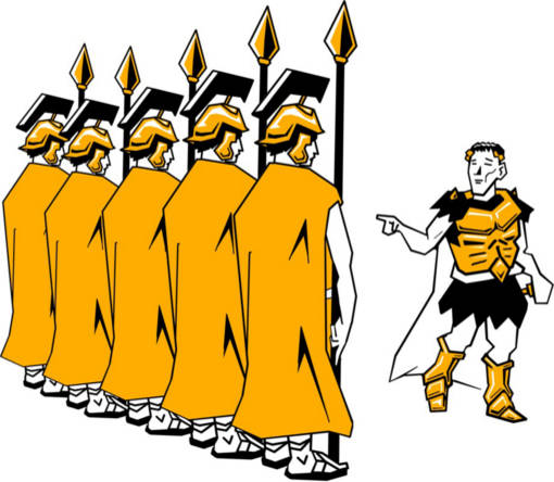 Caesar marschiert
