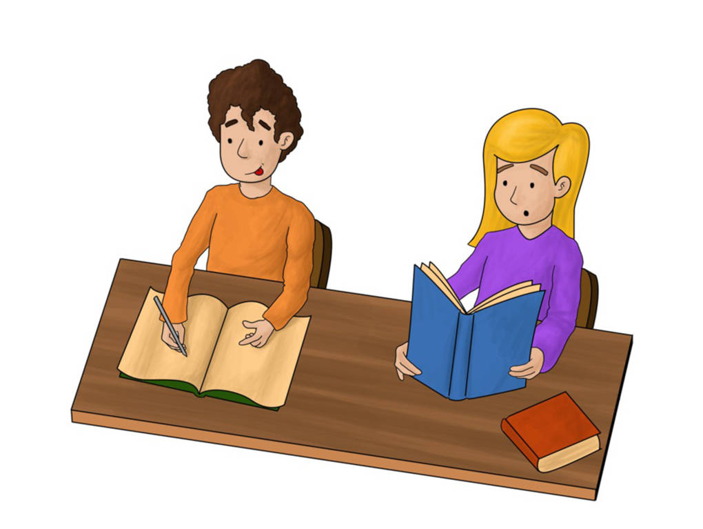 Kinder lesen und schreiben
