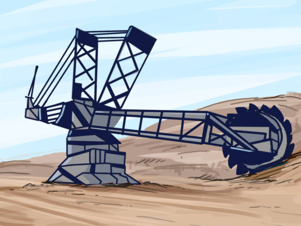 Braunkohlebagger