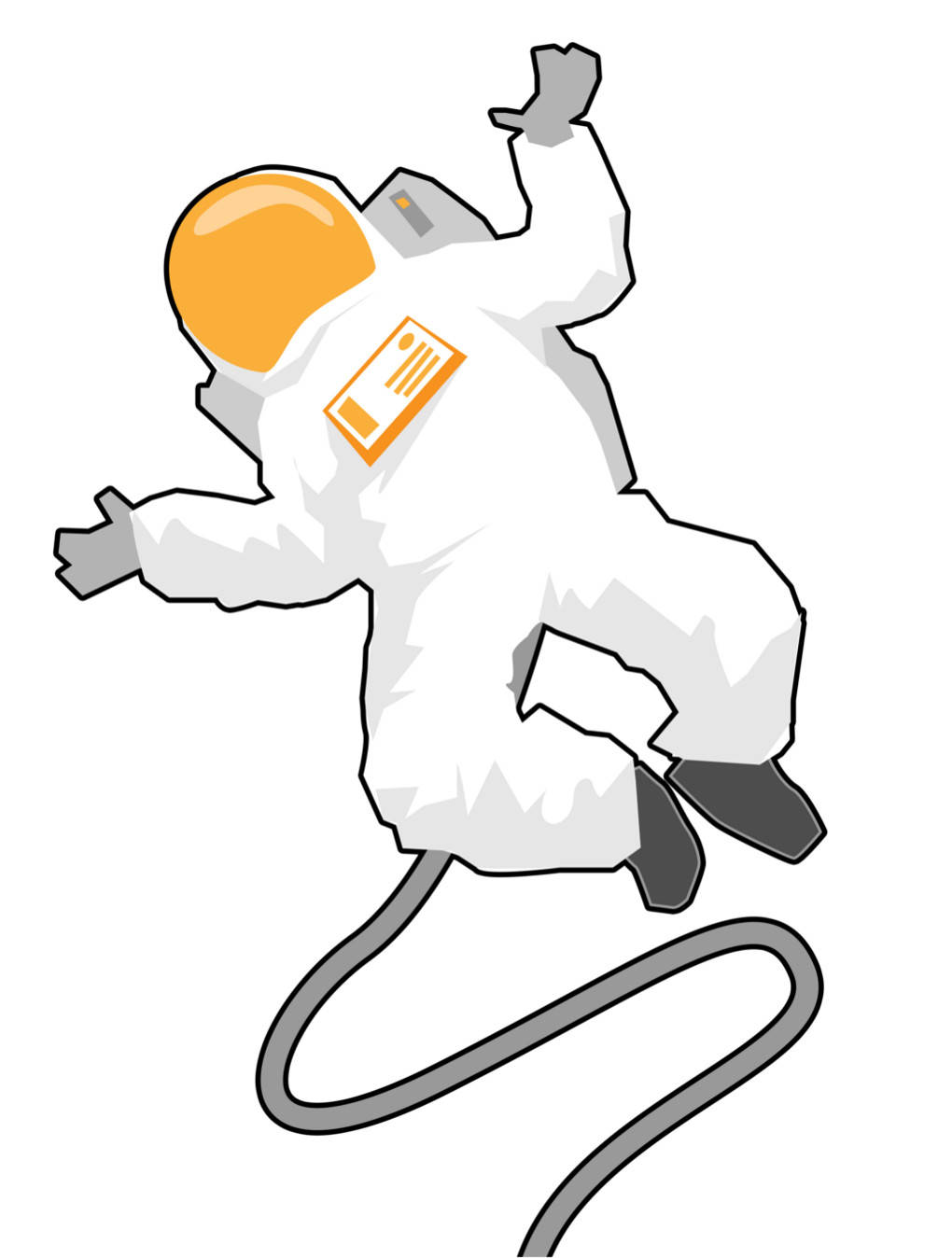Astronaut im Weltraum
