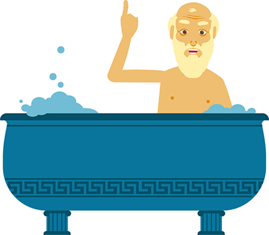 Archimedis in der Badewanne