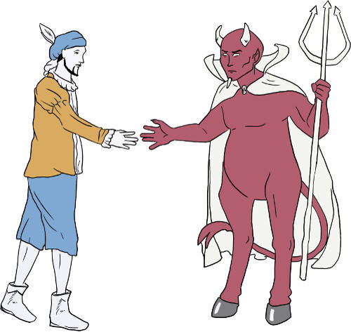 Faust und Mephisto