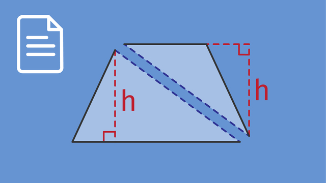 Using Triangles to Find the Area of Trapezoids