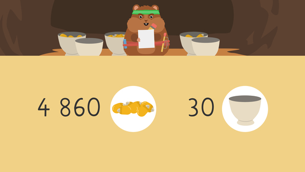 Schriftliche Division durch Zehnerzahlen