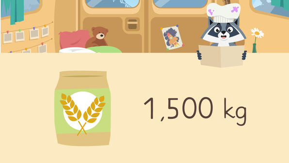 Gewichte – Kommaschreibweise 