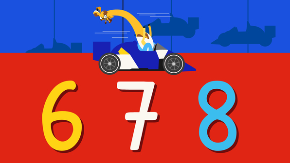 Numbers from 1–10