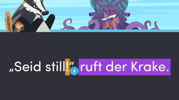 Kommasetzung bei wörtlicher Rede
