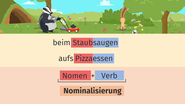 Getrennt- und Zusammenschreibung: Substantiv + Verb
