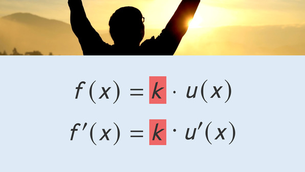 Faktorregel bei Ableitungen