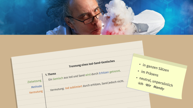 Wie Schreibt Man Ein Versuchsprotokoll Ein Versuchsprotokoll in Chemie erstellen – so geht's!