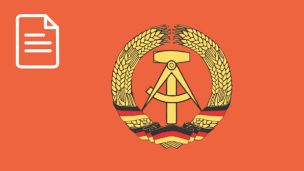 Planwirtschaft in der DDR