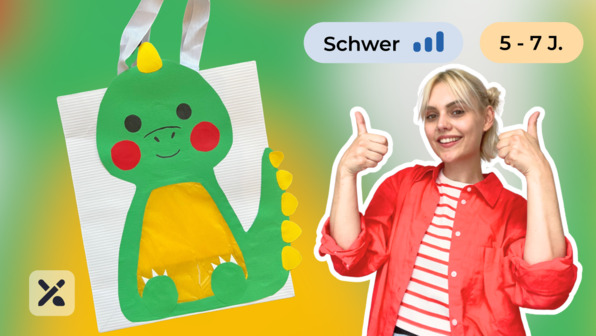 Wir basteln eine Dino-Laterne