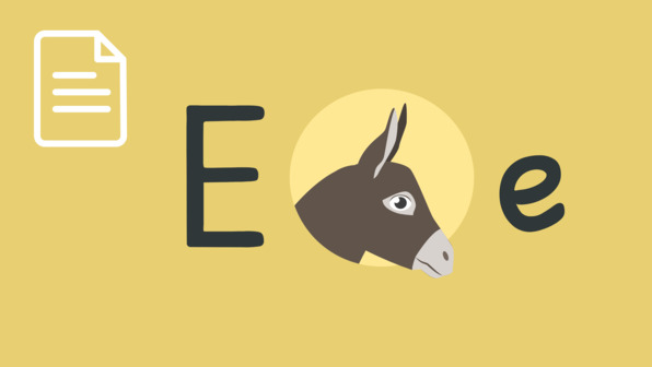 Der Buchstabe E/e