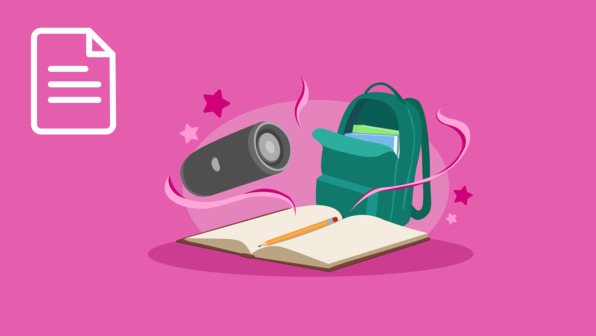 Emma packt ihre Schultasche (Lesen 1b-2)