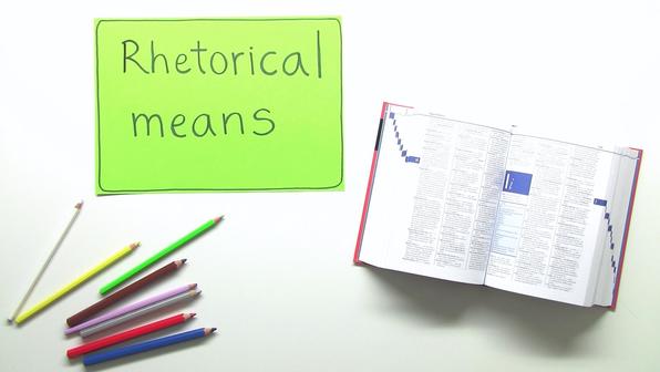 Rhetorical means – rhetorische Mittel 