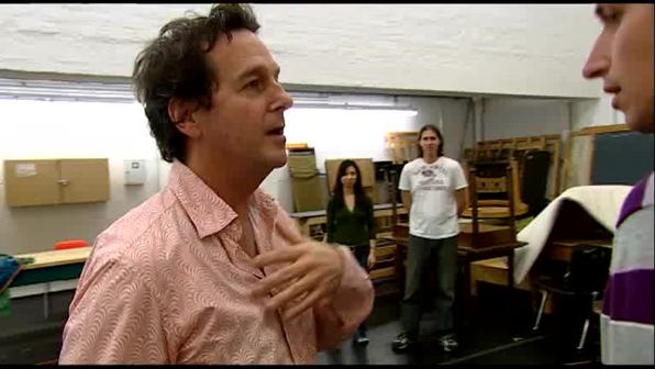 Willi und die Musik - Gesangstraining und Aufbau der Kulisse