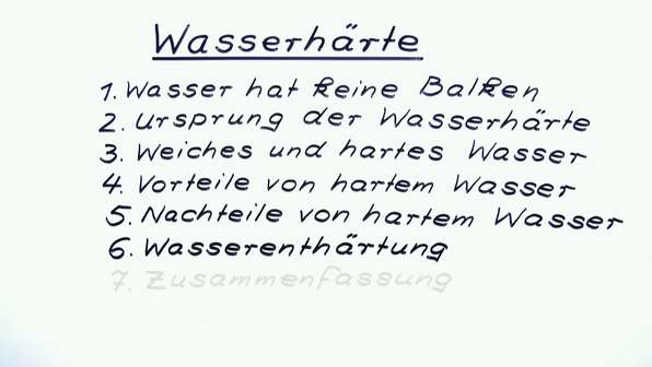Wasserhärte